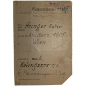 3-rd Reich Driver license
